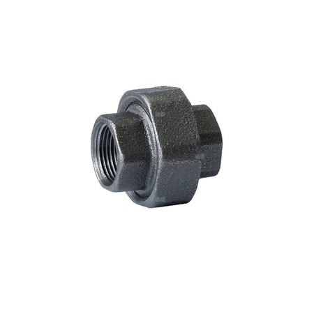 Dwuzłączka nakrętna płaska czarna 1/2'' U1 STRONG
