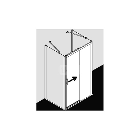 Kermi Drz. przesuw. Pega D2L 2000x 2000 1970-2000 SIHG SR Opaco Clean