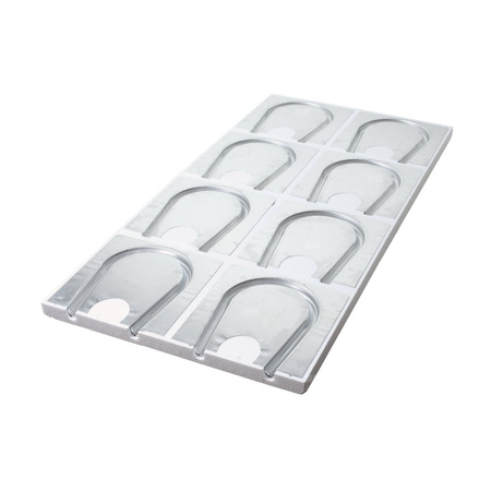 Panel czołowy SpeedUp EZ, wersja z aluminium (rozstaw rur 125 mm)