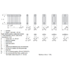 Grzejnik żeberkowy ZEHNDER Charleston 400 x 782 mm, kolor biały (RAL 9016), moc 934 W