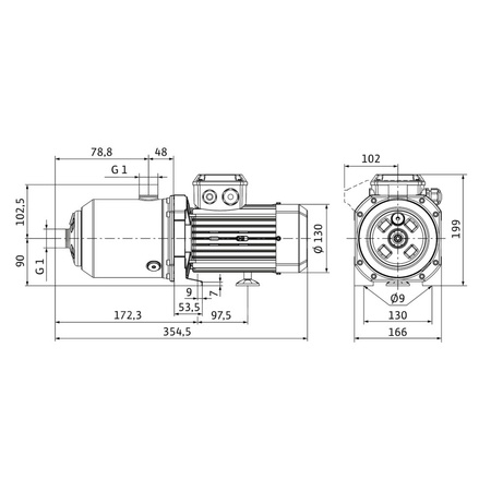 Wilo-Medana CH1-L.202-1/E/A/10T wysokociśnieniowa pozioma pompa do wody