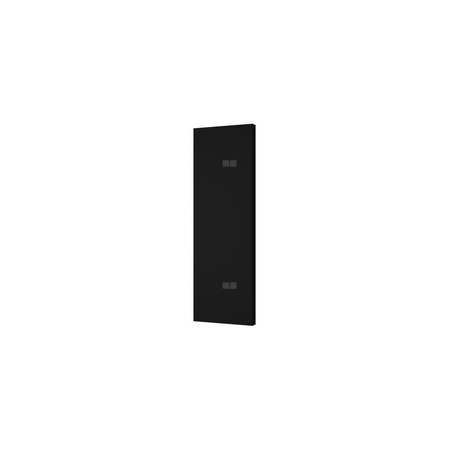 Grzejnik centralnego ogrzewania Instal Projekt INVENTIO biały/silk, ekran czarny/black swan 50x120 cm INV-50/120E75