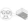 Konwektor Kermi V-Kon S Typ44 BH140x255x1200mm QN1646, weiß, 6 bar, o. Abd., Vent. re