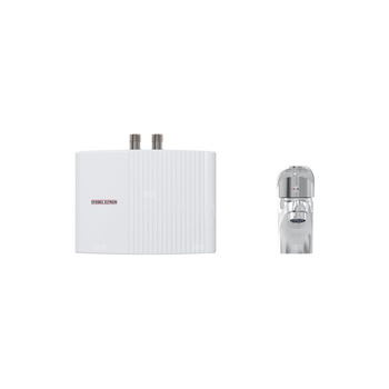 EIL 3 Trend + UTE Mini przepł. bezciśnieniowy hydraulicznie sterowany ogrzewacz wody z stojącą armaturą. Montaż pod umywalką, 3,5 kW. Prąd znamionowy 15,2 A