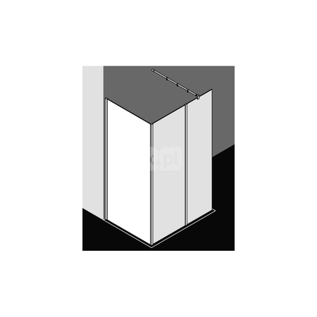 Kermi WALK-IN XB WIW 1600x 2000 1580-1600 SIMG SR Opaco Clean