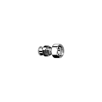 Dwuzłącze VIEGA 6763, brąz / brąz, 16 mm x 3/4'' (pz x gw)