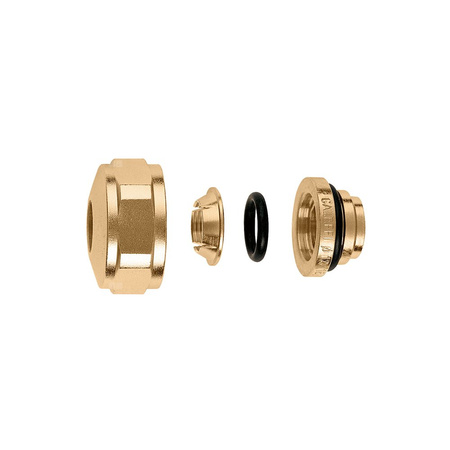 Złączka zaciskowa do rur miedzianych, mosiężnych, ze stali. Z uszczelką O-Ring 3/4-15