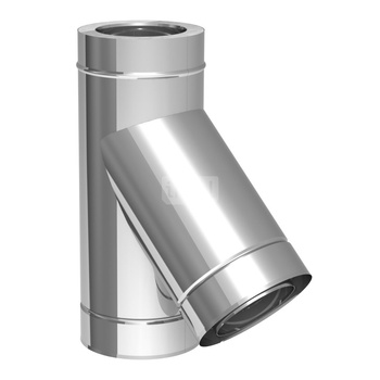 Trójnik 45' JEREMIAS 08DW12 200 x 200 x 200 do odprowadzania spalin