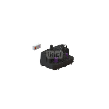 Przepompownia Aqualift F XL Duo, 3000W-S3, 400V, 450L, z zasuwą odcinającą z żeliwa