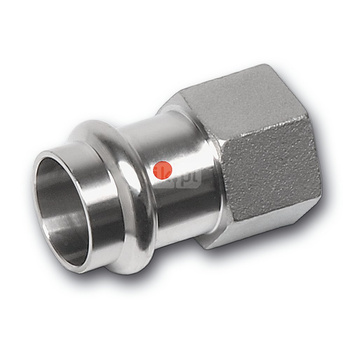 Mufa SANHA NiroTherm Press, stal nierdzewna, 18 mm x 3/4'' (zw x GW)