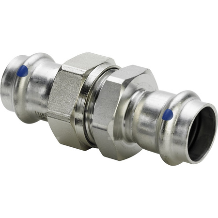 Złącze VIEGA 2360LF trzyczęściowy, stal nierdzewna / stal nierdzewna, 54 mm (zw x zw)