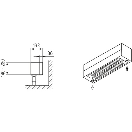 Konwektor Kermi Konvektor Typ32 BH210x133x5200mm QN5860, weiß, 6bar, m. Abd., AB Uni.