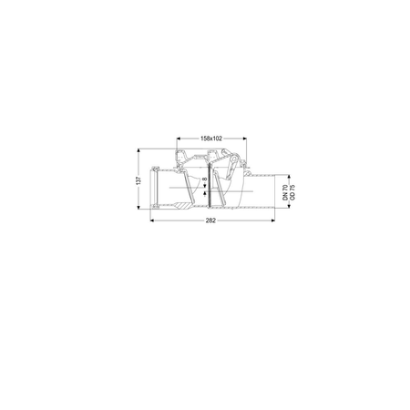 Zawór zwrotny KESSEL Staufix DN 70 ev016084