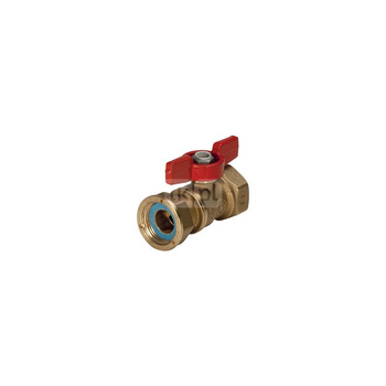 Zawór kulowy GIACOMINI R251P mosiądz 3/4'' x 1'' GW x p, uchwyt: motylek