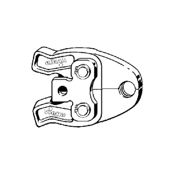 Szczęka zaciskowa (wkładka) VIEGA 24847 V fi 32 - 32 mm do złączek zaprasowywanych