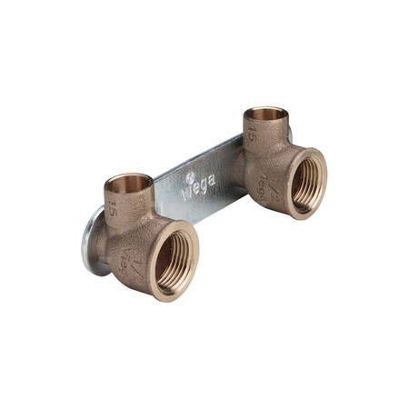 Uchwyt montażowy ścienny VIEGA 9447621, rozstaw 80 mm, GW x lut wewnętrzny, 1/2'' x 15mm