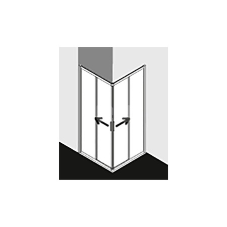 Kermi Wejście naroż CADA XS E2L 0700x 2000 675-700 SWS ESG Clean