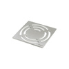 Kratka VIEGA 49293 kwadratowa stalowa 143x143mm do wpustu