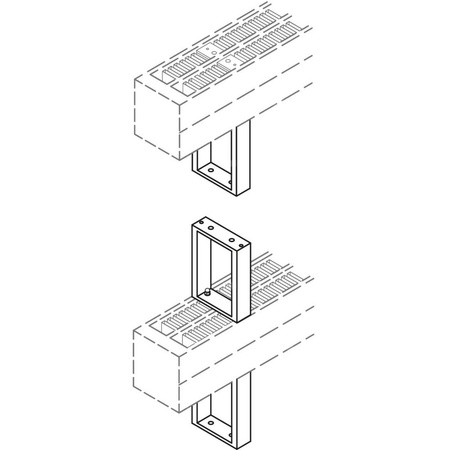 Kermi Bankkonsole Konvektor Typ32/33 L= 131 H =180, weiß