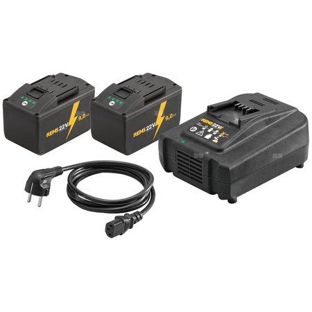 REMS Power-Pack 22 V 9,0 Ah + 9,0 Ah + 290 W