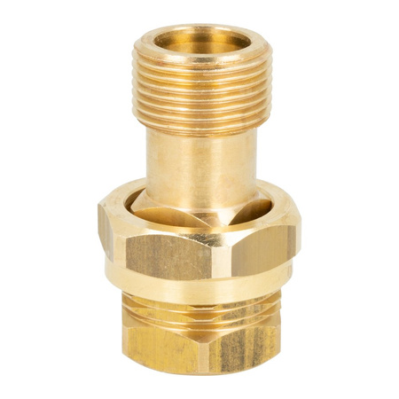 Zespół przyłączeniowy AFRISO BSS 3/4'' GW x szybkozłącze, max. 1.5 bar + wskaźnik ciśnienia