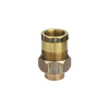 Złącze przejściowe VIEGA 94340G trzyczęściowy, brąz / mosiądz, 18 mm x 3/4'' (lw x gw), 49 mm