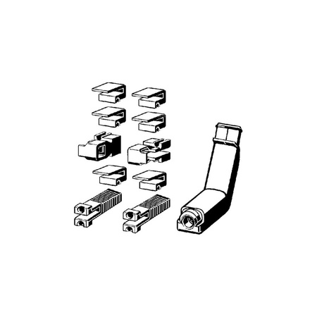 Zestaw wyposażeniowy, tworzywo sztuczne / czarny do odpływów prysznicowych VIEGA 496794