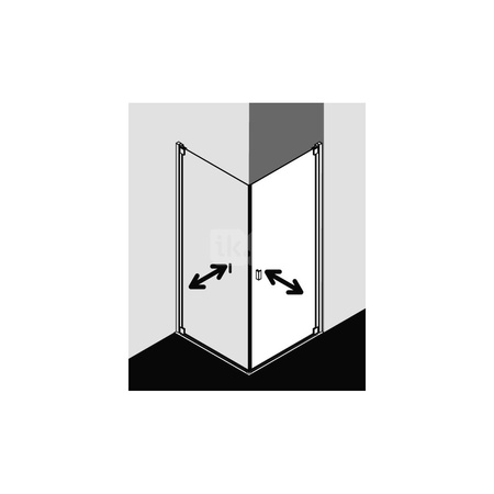 Kermi Drzwi wah. Raya 1KR 0780x 2000 730-760 SIMG ESG Clean