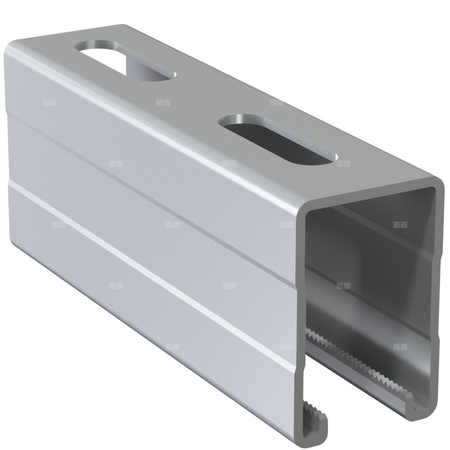 Szyna montażowa NICZUK SZMH, gr. 2.5 mm, dł. 6000 mm, stal nierdzewna (ocynk galwaniczny)