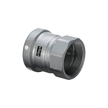 Złącze przejściowe Megapress VIEGA 4212XL jednoczęściowy, stal (cynk/nikiel), 3'' (mz x gz), 119 mm z uszczelką