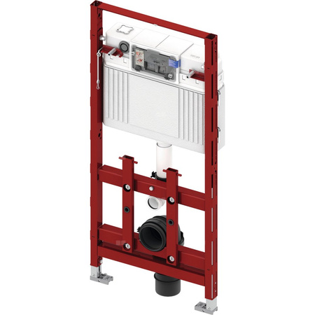 Stelaż podtynkowy do WC TECE lux, 1120 x 500 x 160 mm, regulowana wysokość, ze spłuczką