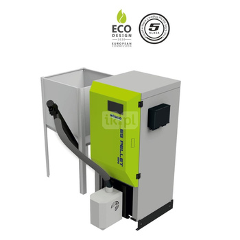 Kocioł na pellet VITECO EG PELLET MINI B GF 35 kW z przyłączem c.o. z zasobnikiem o pojemności 700 l