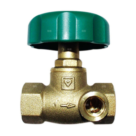 Zawór odcinający HERZ 4215AW mosiądz DN 20 GW, max. 90'C, max. 10 bar