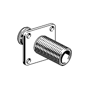 Przepust ścienny VIEGA 20321 dwuczęściowy, brąz (ocynk galwaniczny/elektrolityczny) / brąz, 3/4'' x 1/2'' (gz x gw), 47 mm