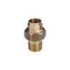 Złącze przejściowe VIEGA 94331G trzyczęściowy, brąz / mosiądz, 15 mm x 1/2'' (lw x gz), 56 mm