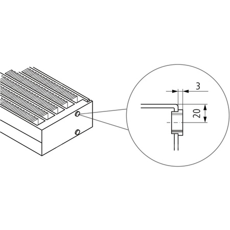 Konwektor Kermi Kon m. Str. Typ55 BH210x316x2400mm QN5693, weiß, 6bar, m. Abd., AB Uni.