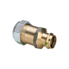 Złącze przejściowe Sanpress VIEGA 22156 jednoczęściowy, brąz / brąz, DN 32 x 28 mm (zw x zw), 112 mm z uszczelką
