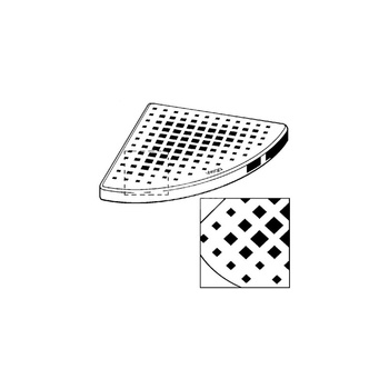 Ruszt do odpływu prysznicowego Stal nierdzewna VIEGA 497330