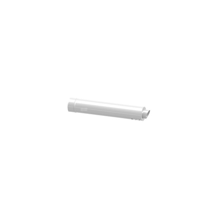 Zakończenie poziome systemu TWIN długość 750mm fi80/125mm 