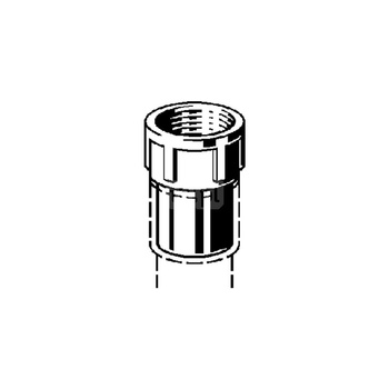 Element wsuwany VIEGA 94246G jednoczęściowy, brąz / brąz, 28 mm, 28 mm x 3/4'' (na wtyk x gw)