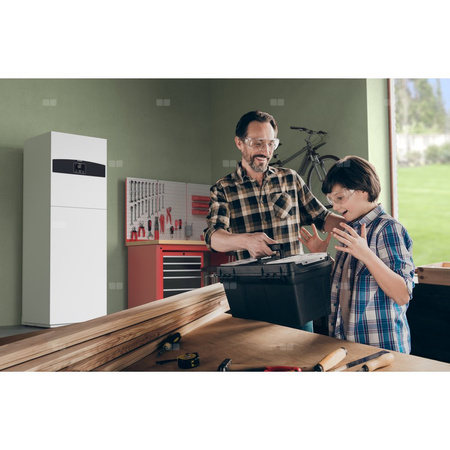 Pakiet - Pompa ciepła powietrzna powietrze-woda monoblok ARISTON NIMBUS COMPACT M NET R32 7.4 kW 400 V + Moduł naścienny Sensys Net z łącznością Wi-Fi