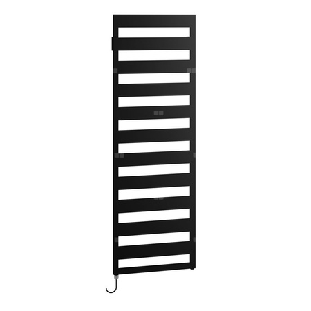 Grzejnik Kermi®Casteo®-E 1259x30x500, P=600W, srebro,WWS biały, prawy
