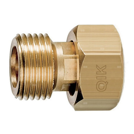 Półśrubunek mosiężny QIK 3/4''x3/4'' (GW-GZ)