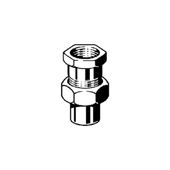 Złącze przejściowe VIEGA 94340G trzyczęściowy, brąz / mosiądz, 15 mm x 1/2'' (lw x gw), 47 mm