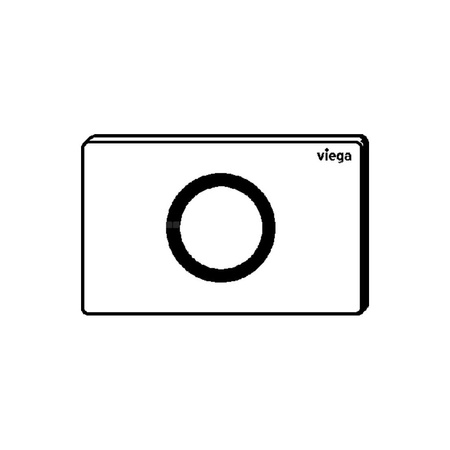 Przycisk uruchamiający do WC Prevista Visign for Public 12 spłukiwanie na podczerwień nr wzoru 8635.1 płytka maskująca: stal nierdzewna szczotkowana