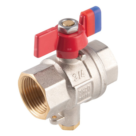Zawór kulowy FERRO F-POWER 1/2'' GW, uchwyt: motylek
