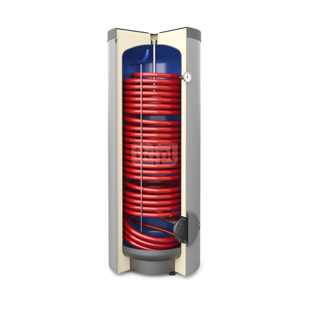 Hybrydowy system grzewczy: pompa ciepła PRIMA S 3F R32 16GT (typu SPLIT) + wymiennik c.w.u. do pomp ciepła TOWER GRAND 300 l + bufor 200 l + zawór trójdrogowy + komplet elektryczny + centrala Sinum Lite
