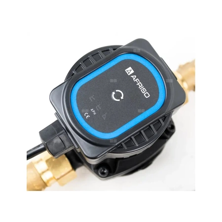 Grupa pompowa AFRISO BPS 911 AP GZ x GW 1'' x 3/4'', z zaworem mieszającym, z zaworem termostatycznym, z pompą obiegową AFRISO APH 160 15-7/130 mm