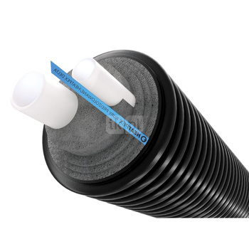 Rura preizolowana HEATPEX DELTA PEX SANI DUO 2 x pex-a 32 x 20 / 125 mm, izolacja pe
