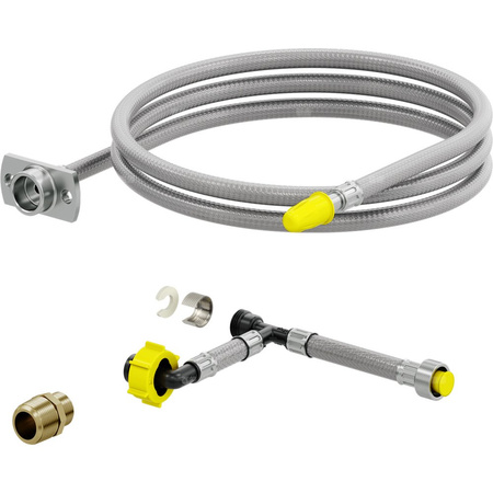 Zestaw przyłączeniowy VIEGA 857063 do podwieszanej miski WC stal h zab.: 820